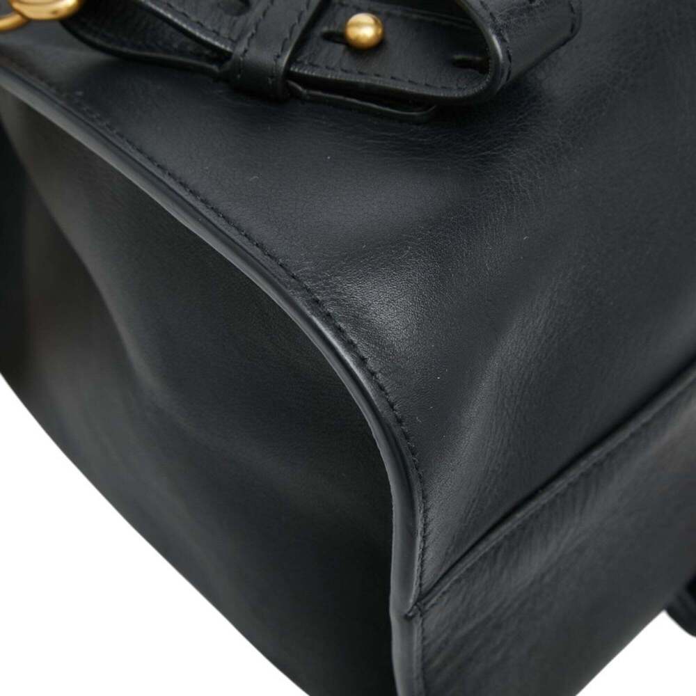 GUCCI Black Leather GG Marmont Backpack - Picture 7 of 14